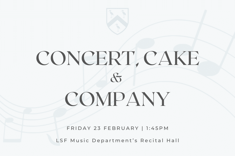 Concert, Cake and Company | 23 February featured image
