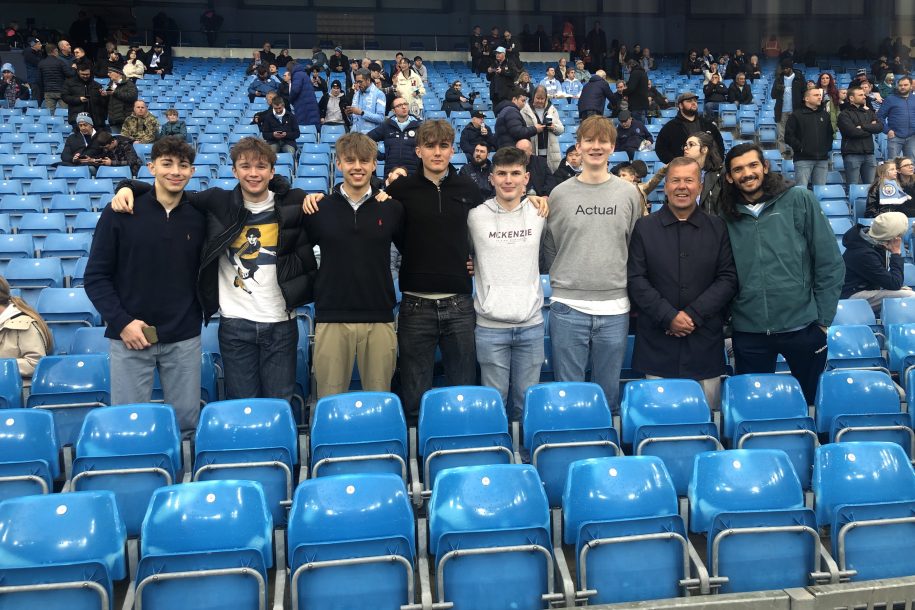 Inspiring our current footballers with a unique experience at the Etihad Stadium featured image