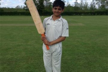 Aryan records first cricketing century featured image