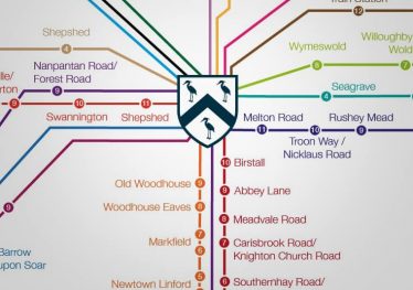 image of the bus routes to Loughborough Schools Foundation