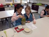 Fairfield children experimenting with food