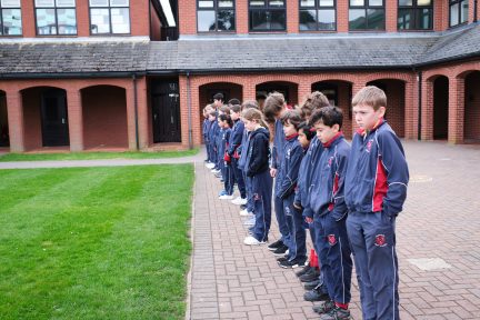 Fairfield pupils observe minute silence to mark a year since Covid lockdown featured image