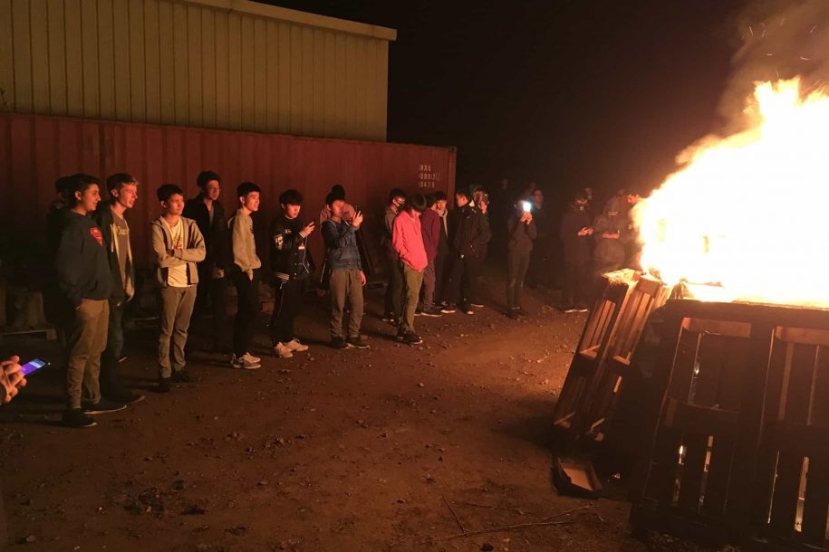 Boarders enjoy Bonfire Party featured image
