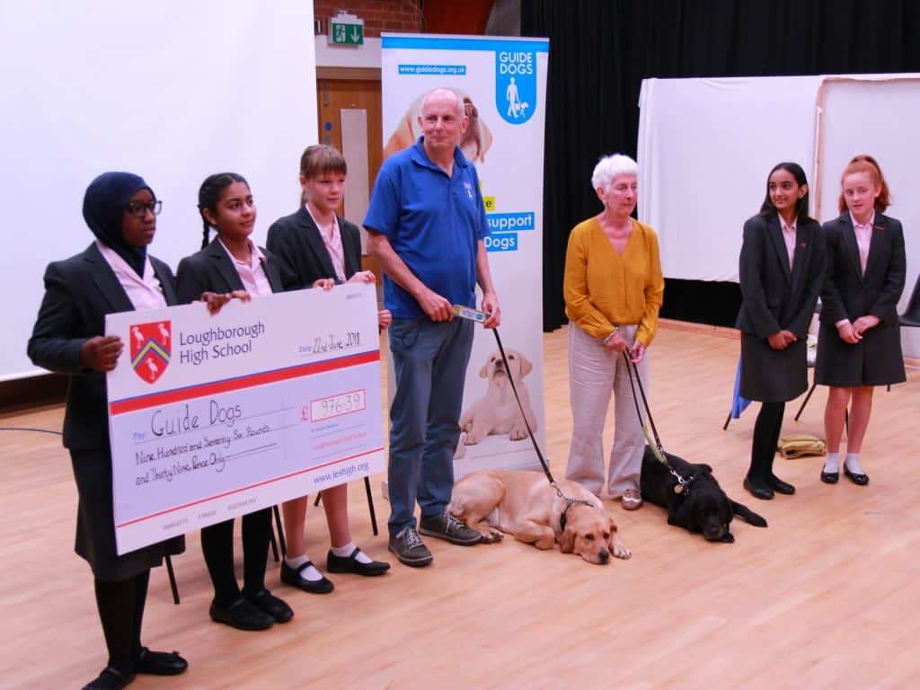 Year 7 Guide Dogs UK Visit & Cheque Presentation featured image