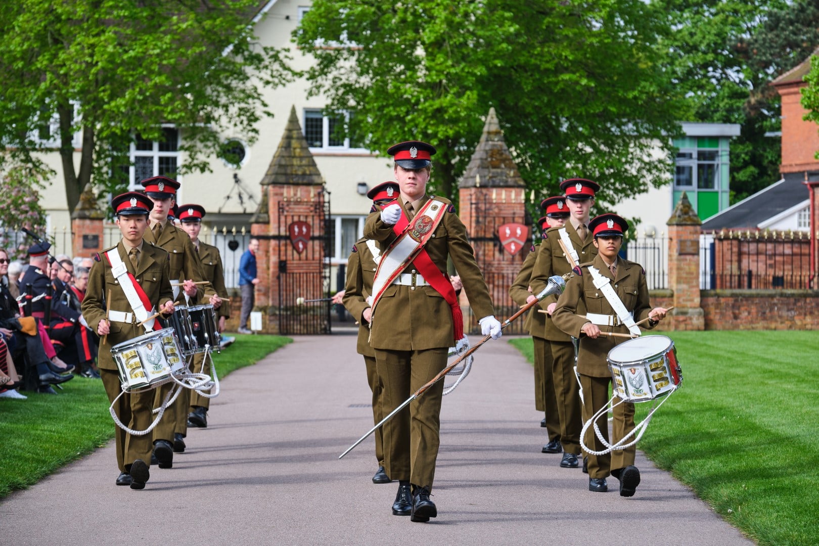 CCF Annual Review 2024 corps of drums marching