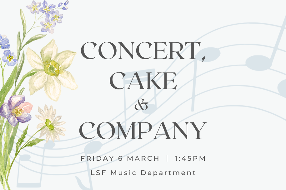 Concert, Cake and Company – March