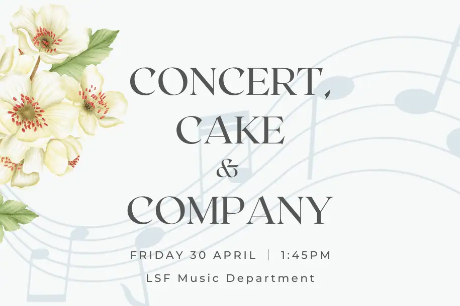 Concert, Cake and Company – April