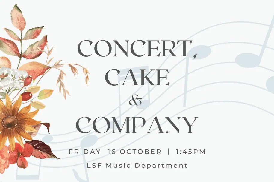 Concert, Cake and Company – October